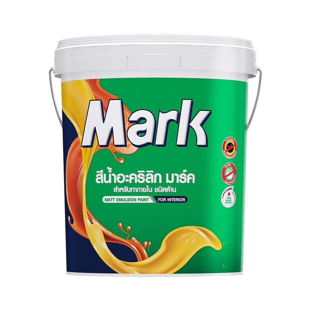 สีน้ำทาภายใน CAPTAIN MARK 934 สีครีม ด้าน 5 แกลลอน