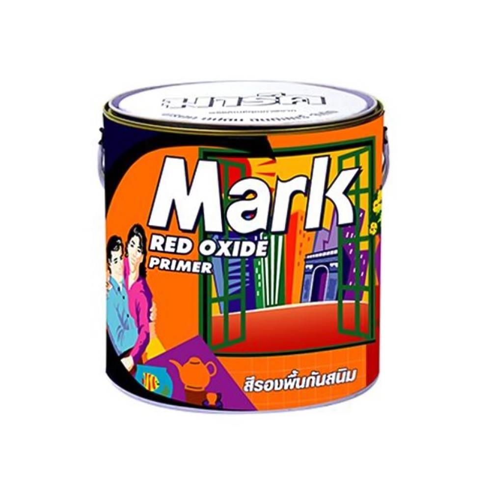 สีรองพื้นกันสนิมแดง CAPTAIN MARK RED OXIDE PRIMER #6000 1/4 แกลลอน