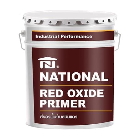 สีรองพื้นกันสนิม DELTA NATIONAL RED OXIDE PRIMER สีแดง 5 แกลลอน_0