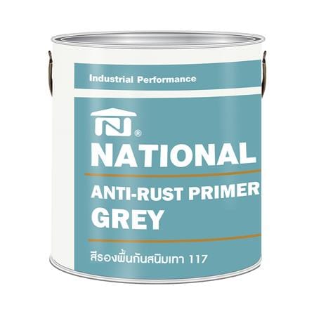 สีรองพื้นกันสนิม DELTA NATIONAL ANTI-RUST PRIMER 117 สีเทา 1 แกลลอน_0