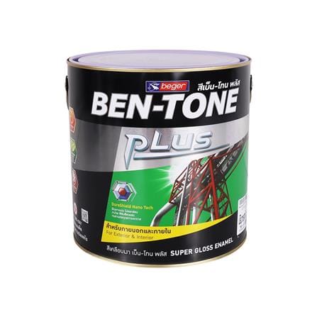 สีน้ำมัน BEGER BEN-TONE PLUS #G-101 สีขาว 1 แกลลอน_0