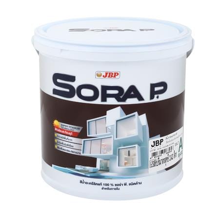 สีน้ำทาภายนอก JBP SORA P BASE A สีขาว ด้าน 1 แกลลอน_0