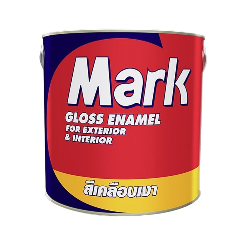 สีเคลือบเงา CAPTAIN MARK #810 สีขาว 1/4 แกลลอน