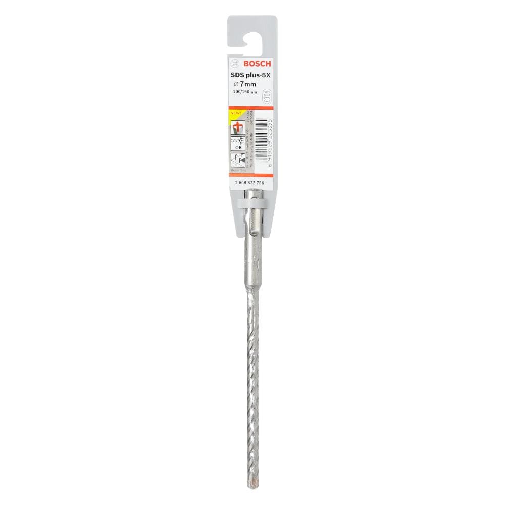 ดอกสว่านโรตารี่ BOSCH SDS PLUS-5X 7X100/160 มม.