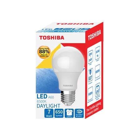 หลอด LED TOSHIBA A60 G7 7 วัตต์ DAYLIGHT E27_5