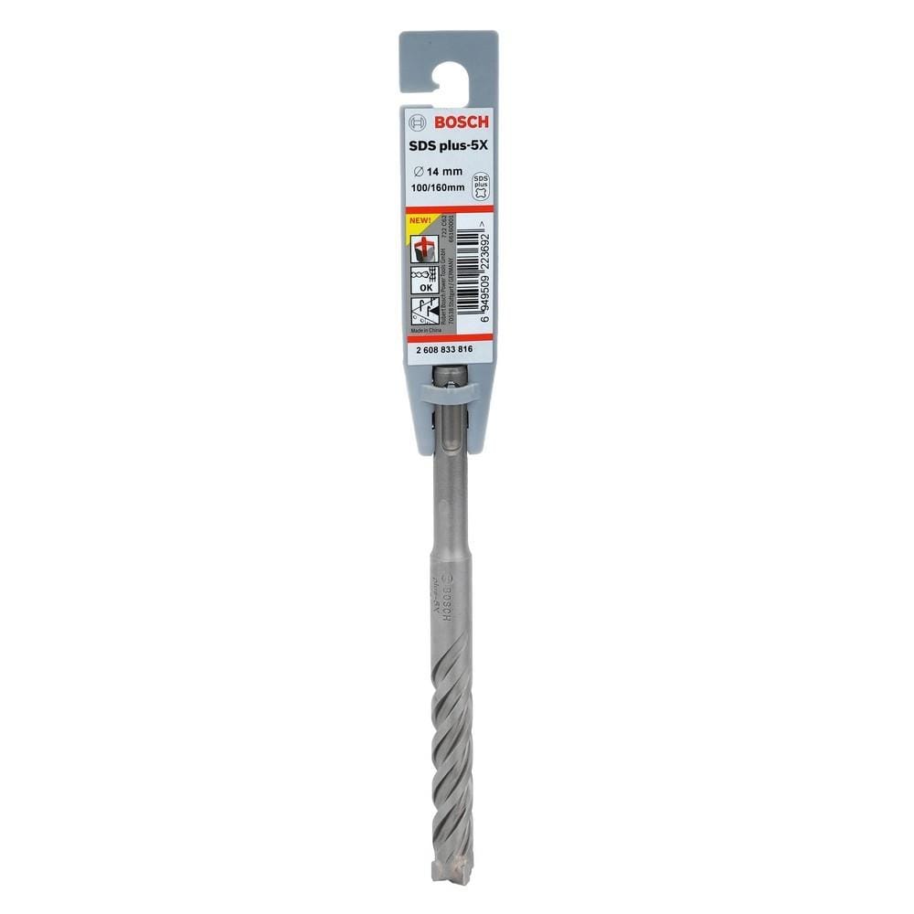 ดอกสว่านโรตารี่ BOSCH SDS PLUS-5X 14X100/160 มม.