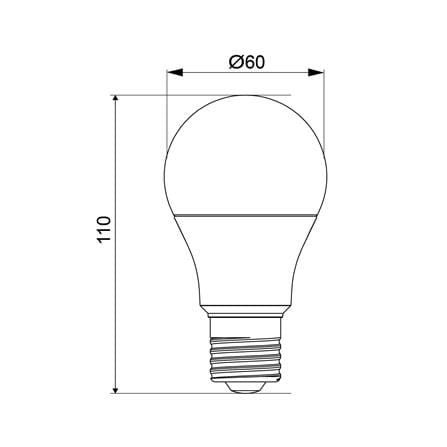 หลอด LED TOSHIBA A60 G7 7 วัตต์ WARM WHITE E27_7