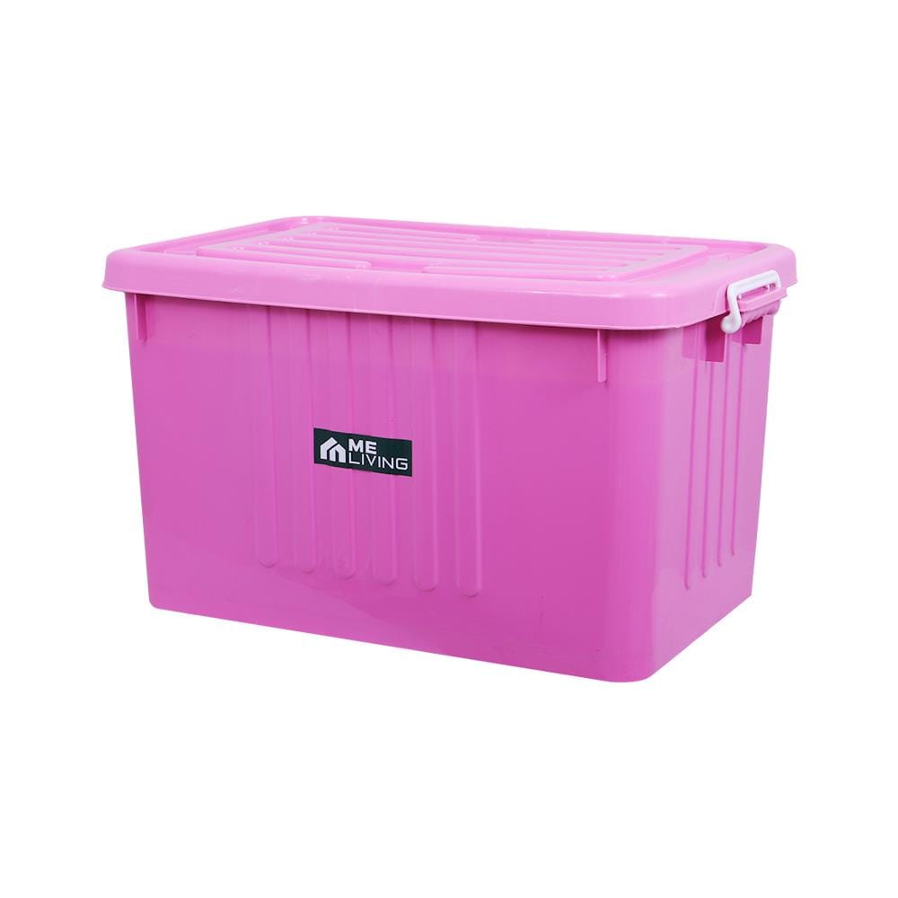 กล่องเก็บของ 100L I017 48.5x75x42.5 ชมพู