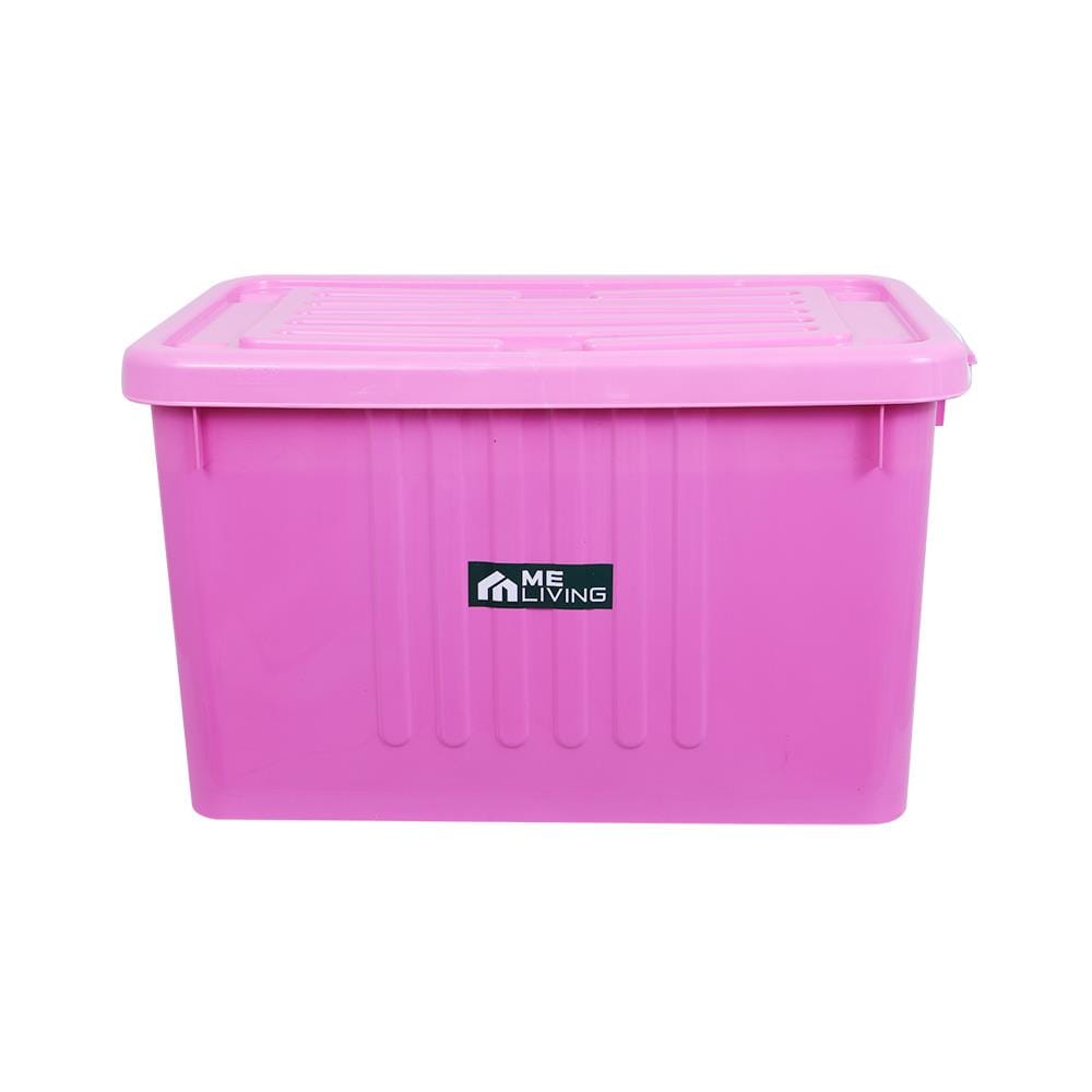 กล่องเก็บของ 100L I017 48.5x75x42.5 ชมพู
