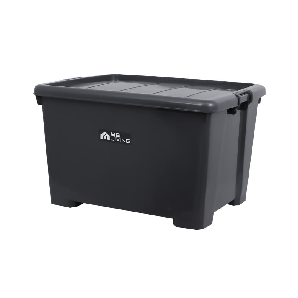 กล่องเก็บของ B ME LIVING S023 59x54x42 ซม. 100 ลิตร สีเทา