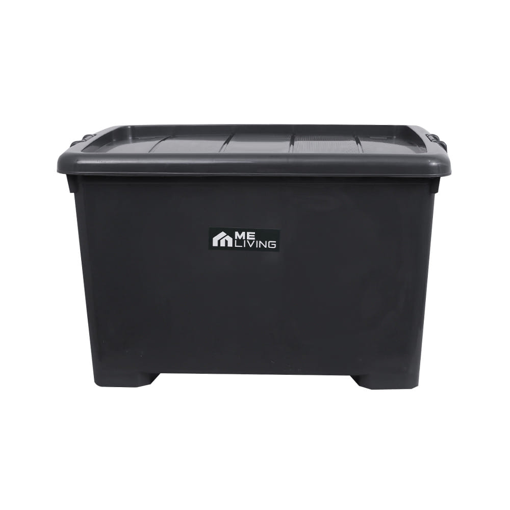 กล่องเก็บของ B ME LIVING S023 59x54x42 ซม. 100 ลิตร สีเทา