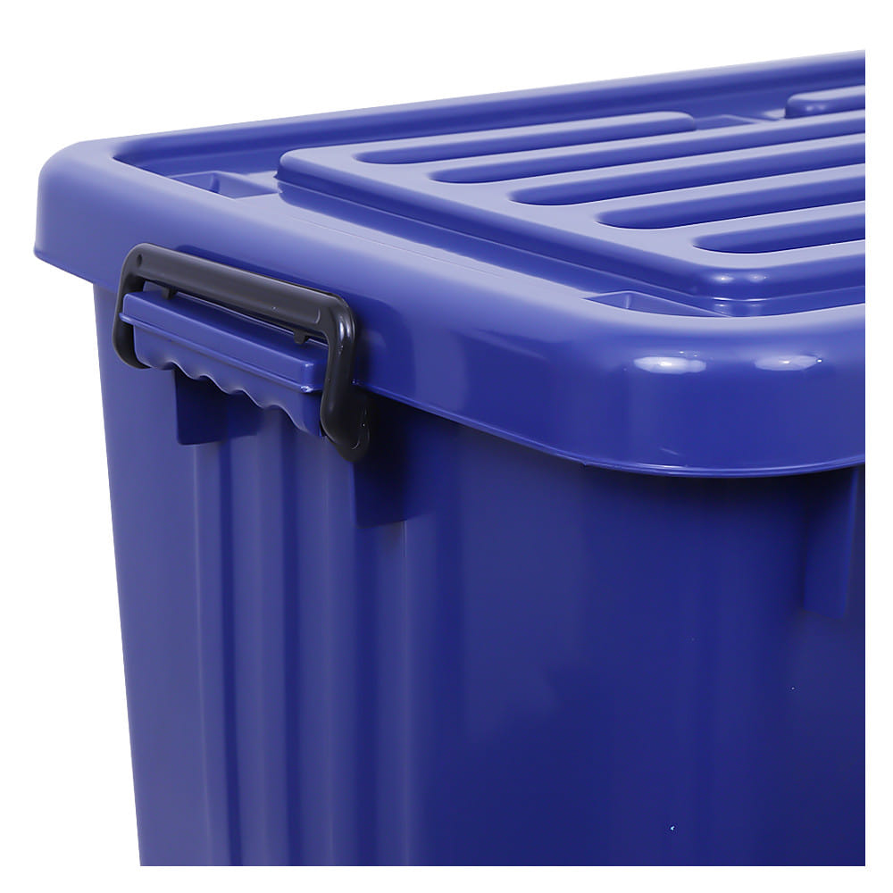 กล่องเก็บของ B ME LIVING HEAVY 46.8x75x43 ซม. 100 ลิตร สีน้ำเงิน