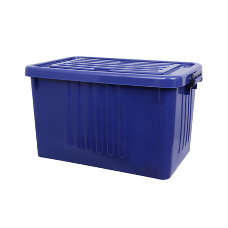 กล่องเก็บของ B ME LIVING HEAVY 46.8x75x43 ซม. 100 ลิตร สีน้ำเงิน