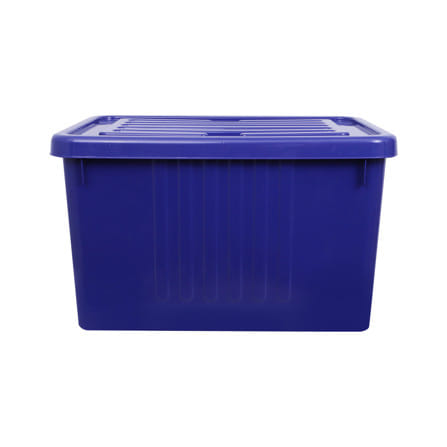 กล่องเก็บของ B ME LIVING HEAVY 46.8x75x43 ซม. 100 ลิตร สีน้ำเงิน_1
