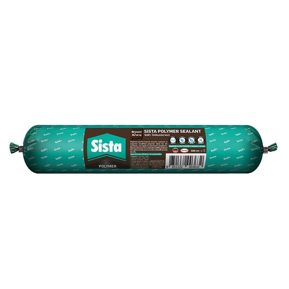 ยาแนวโพลีเมอร์อุดรอย SISTA 380 มล. สีน้ำตาล