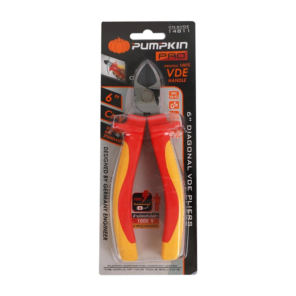 คีมปากเฉียง PUMPKIN PRO 6 นิ้ว
