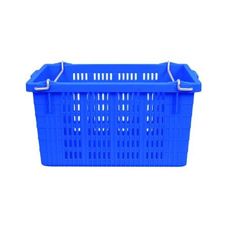 ลังผลไม้โปร่ง BASKET 33x53.5x31.5 ซม. สีน้ำเงิน_1