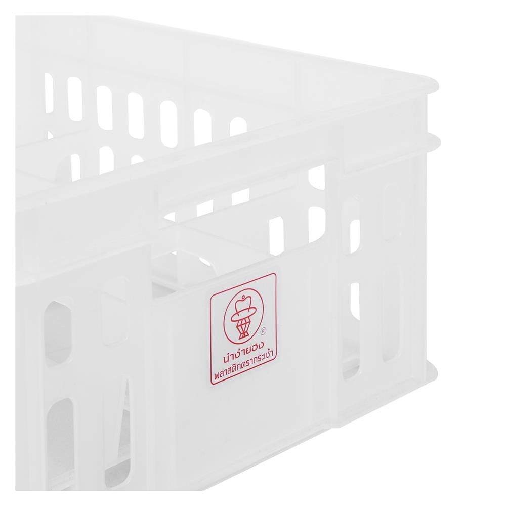 ลังแก้ว BASKET NNH 121 23.3x31x13.5 ซม. สีขาว