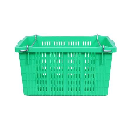 ลังผลไม้โปร่ง BASKET 33x53.5x31.5 ซม. สีเขียว_1
