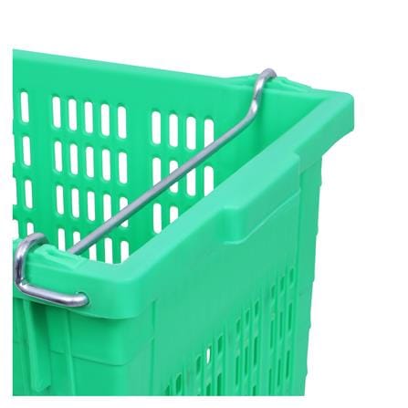 ลังผลไม้โปร่ง BASKET 33x53.5x31.5 ซม. สีเขียว_2