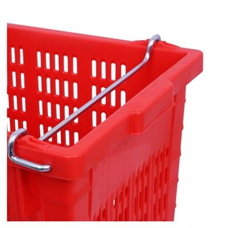ลังผลไม้โปร่ง BASKET 33x53.5x31.5 ซม. สีแดง_2