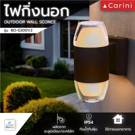 ไฟกิ่งภายนอก LED CARINI BO-G3001/2 WARM WHITE สีดำ_4
