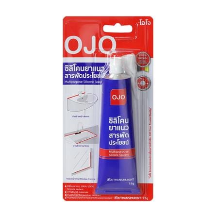 ซิลิโคนไร้กรด OJO 75 กรัม สีใส_1