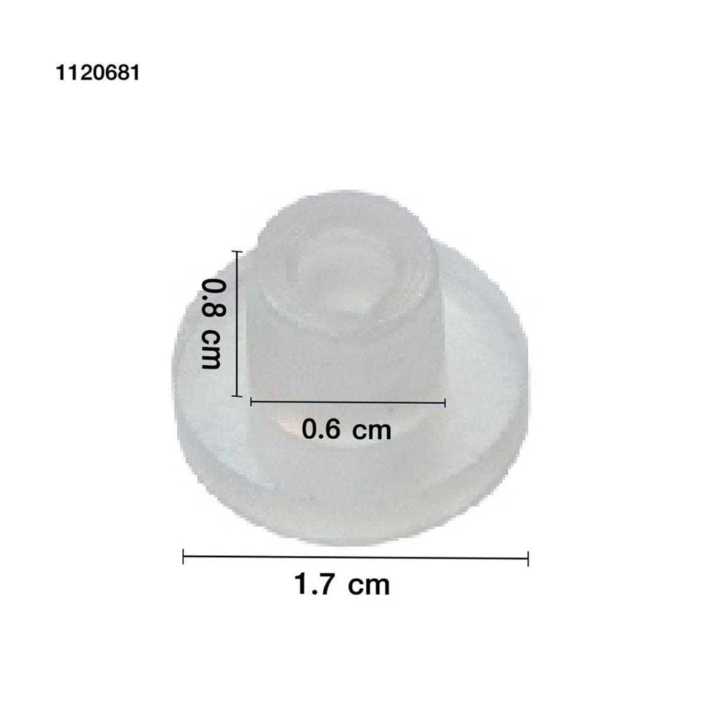 ปุ่ม PVC แบบเดือย PANSIAM PVC-10 แพ็ก 20 ชิ้น
