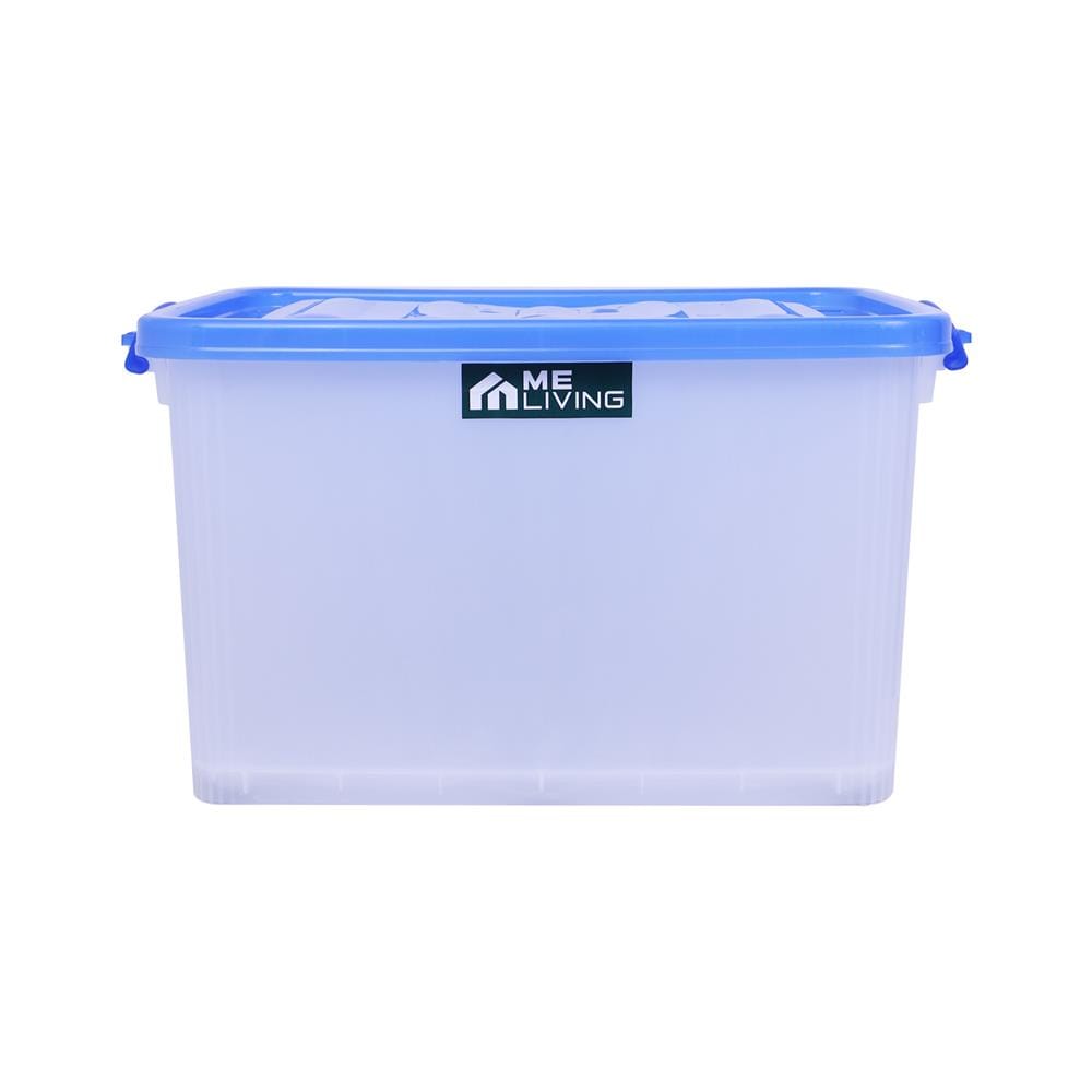 กล่องเก็บของ ME LIVING API2007 48x70x41 ซม. สีขาว/ฝาน้ำเงิน