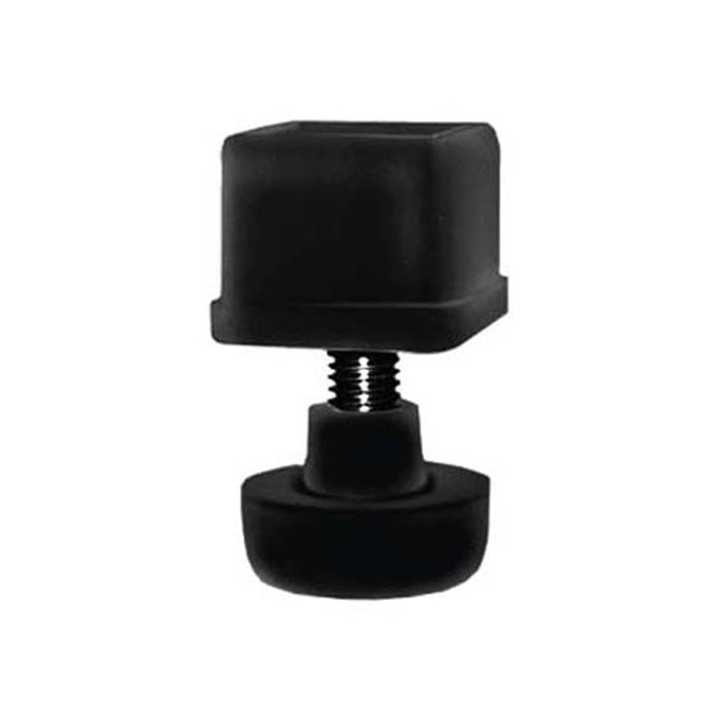 ฝาปิดท่อสี่เหลี่ยพร้อมสกรู PANSIAM ISNA-114B 1-1/4 นิ้ว สีดำ แพ็ก 2 ชิ้น