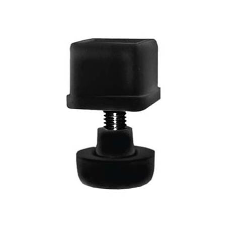 ฝาปิดท่อสี่เหลี่ยพร้อมสกรู PANSIAM ISNA-114B 1-1/4 นิ้ว สีดำ แพ็ก 2 ชิ้น