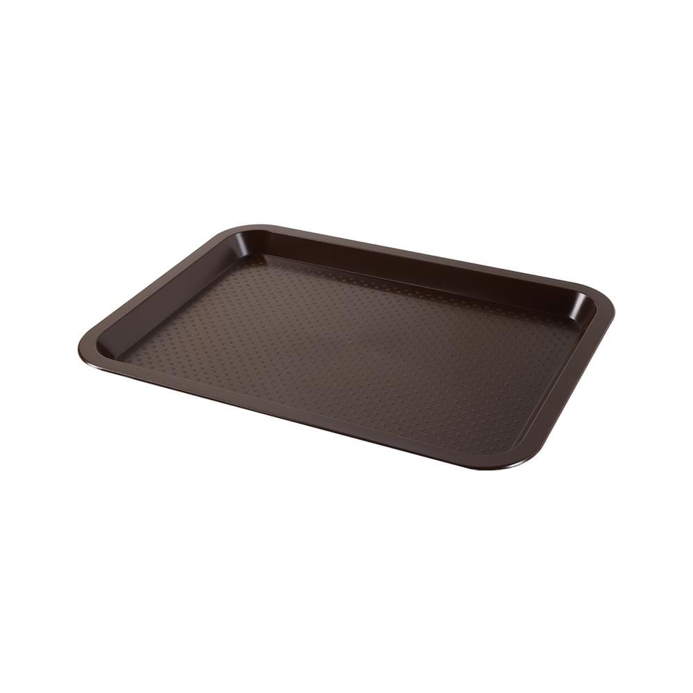 ถาดเหลี่ยม BASKET NNH 484 23.5x32.5x2ซม.น้ำตาล