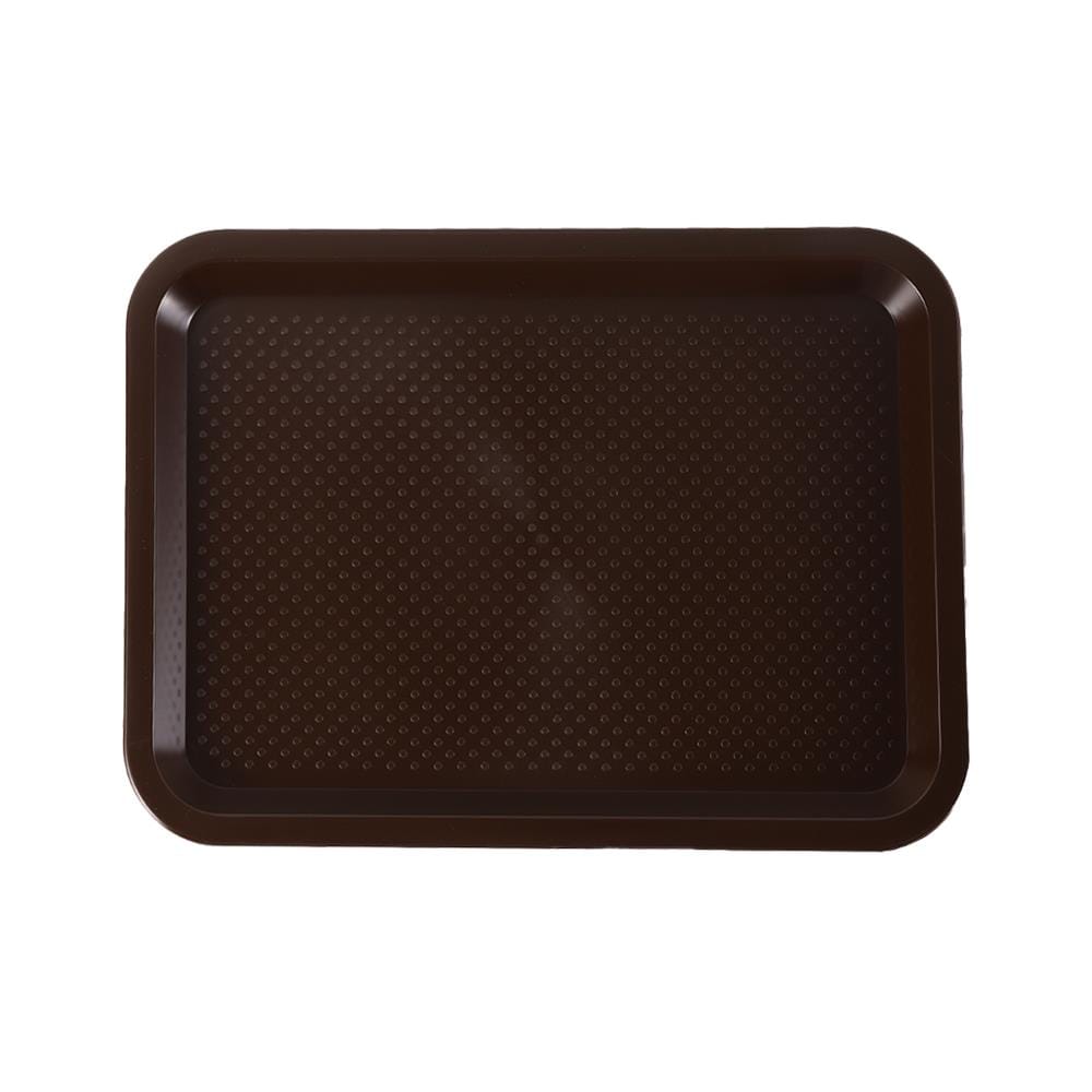 ถาดเหลี่ยม BASKET NNH 484 23.5x32.5x2ซม.น้ำตาล