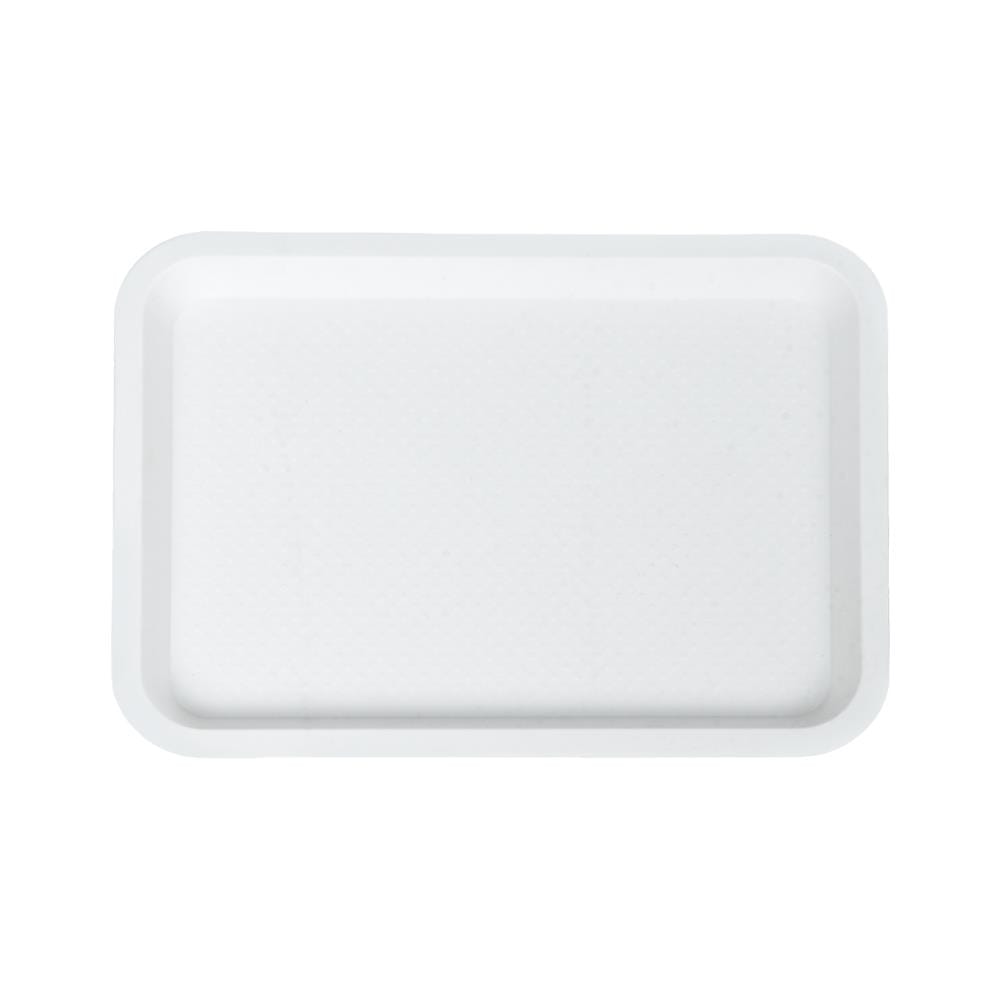 ถาดพลาสติกเหลี่ยม NAM NGAI HONG 484 23.5x32.5x2 ซม. สีครีม