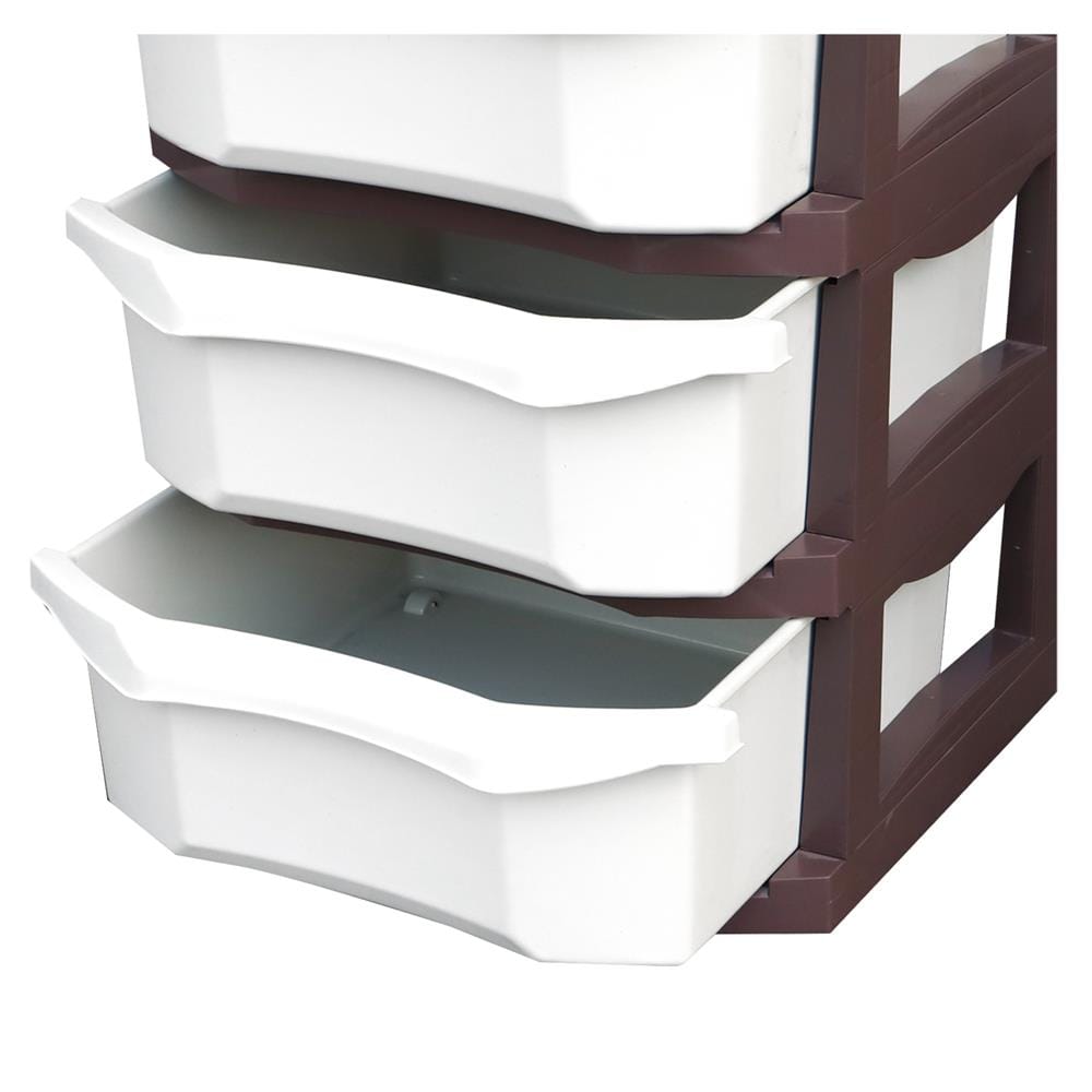 ตู้ลิ้นชัก 4 ชั้น ME LIVING 56x48x94 ซม. สีน้ำตาล