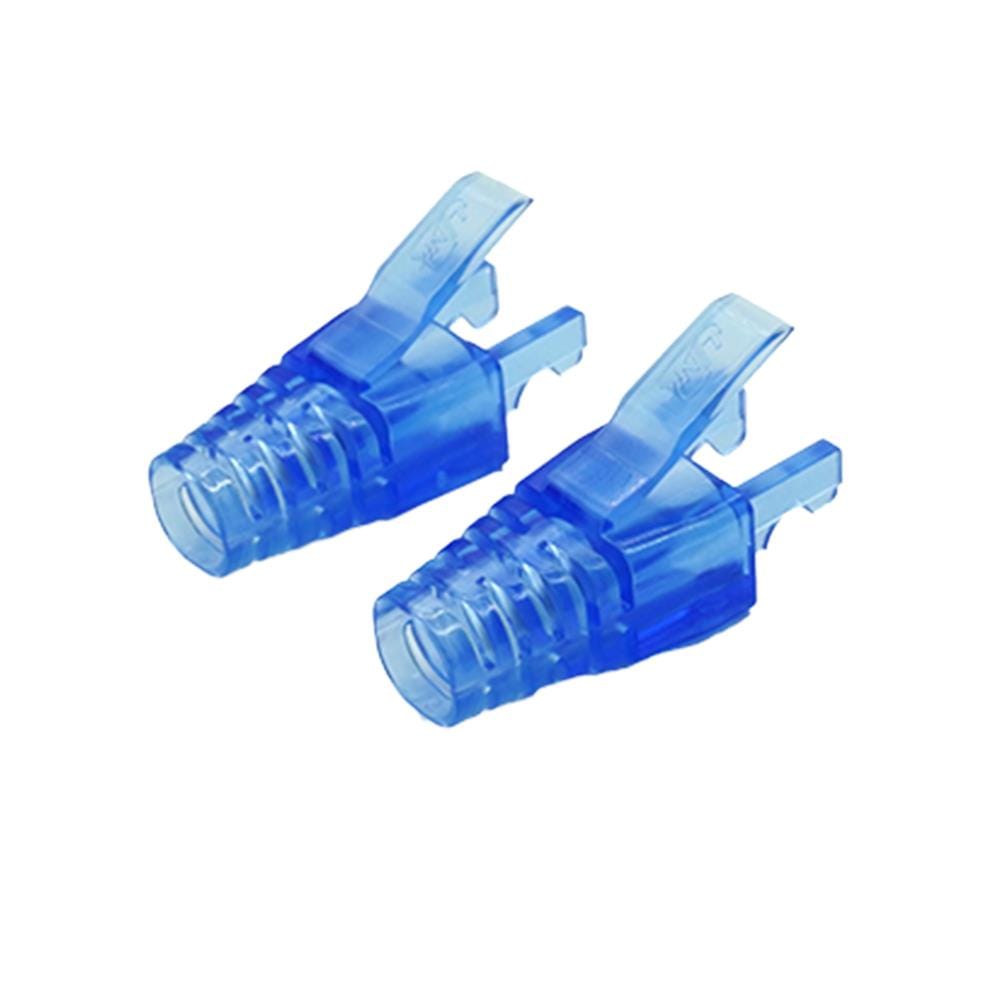 ปลอกหุ้มหัว LAN CAT6 สีฟ้า LINK US-6624A (แพ็ก 10 ชิ้น)