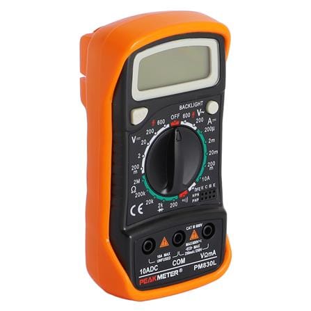 ดิจิทัลมัลติมิเตอร์ PEAKMETER PM830L 10A_1