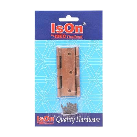 บานพับ 3x3 นิ้ว x 1.4 มม. ISON 999030 สีทองแดงรมดำ (แพ็ก 2 ชิ้น)_1