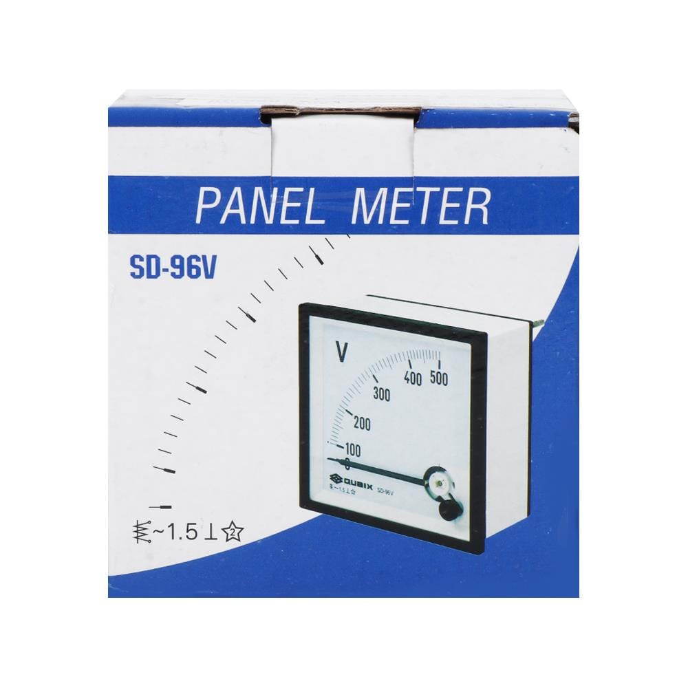โวลต์มิเตอร์แบบ ANALOG ต่อตรง SALZER 300 โวลต์ 96x96 มม.