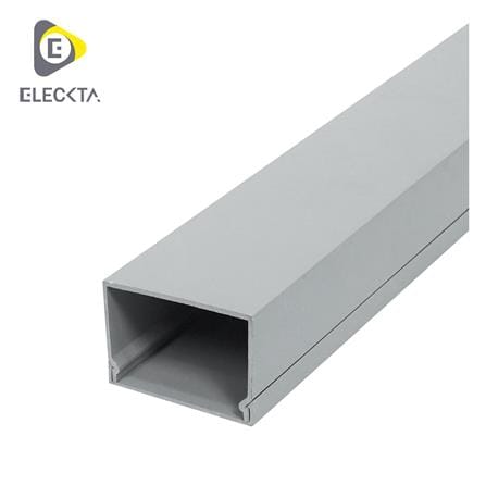 รางไวร์เวย์ PVC ELECKTA 4X6 ซม. 2 เมตร สีเทา_0