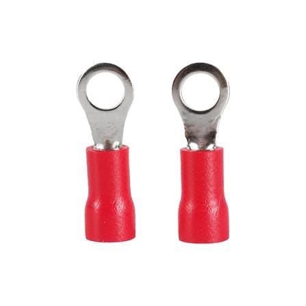 หางปลากลมหุ้ม ZEBERG RVM 1.25-4 สีแดง แพ็ก 20 ชิ้น