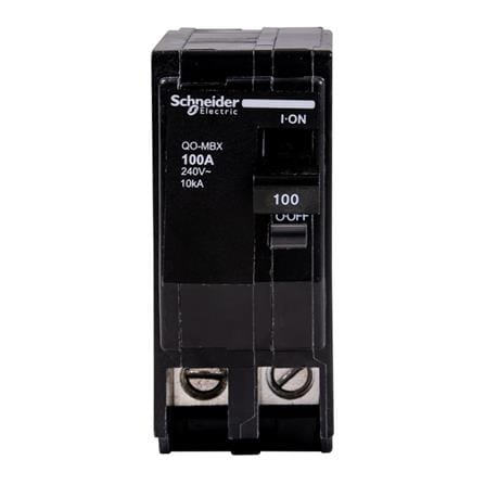 เมนเซอร์กิตเบรกเกอร์ 100 แอมป์ 1 เฟส SCHNEIDER รุ่น MBX_1
