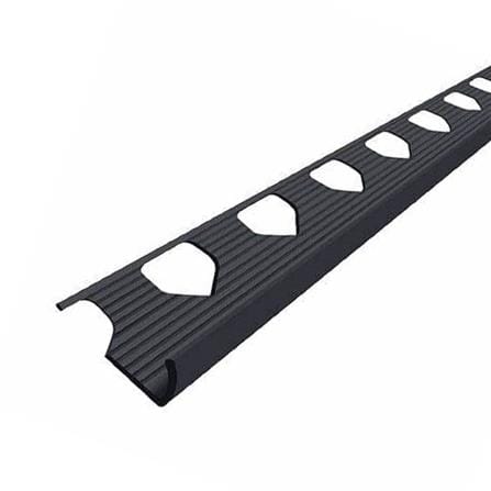 คิ้ว PVC โค้ง ชวากร KD-00184-14 10 มม. 2 ม. สีดำ_0