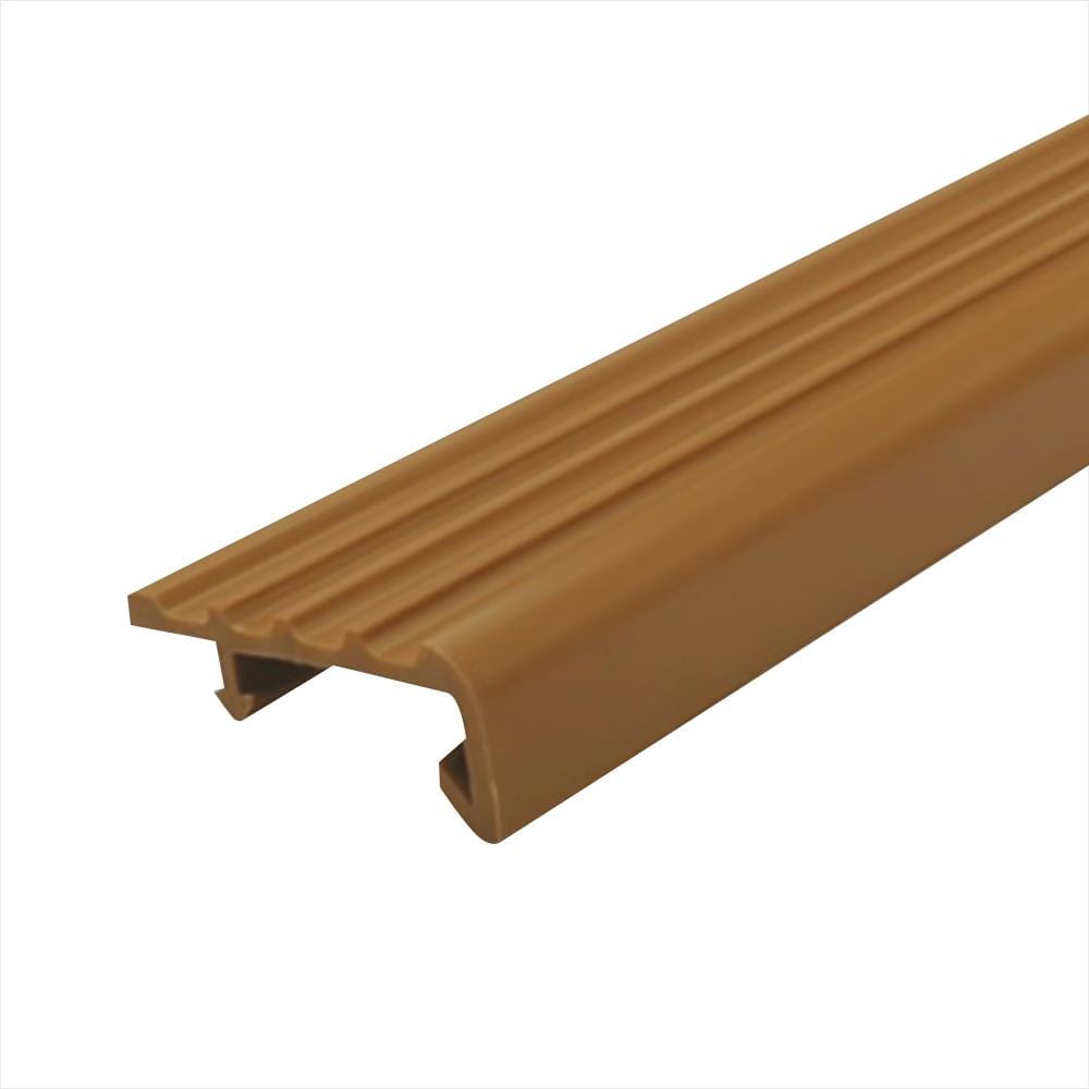 จมูกบันได PVC ชวากร L-38 2.5 ม. สีอิฐ