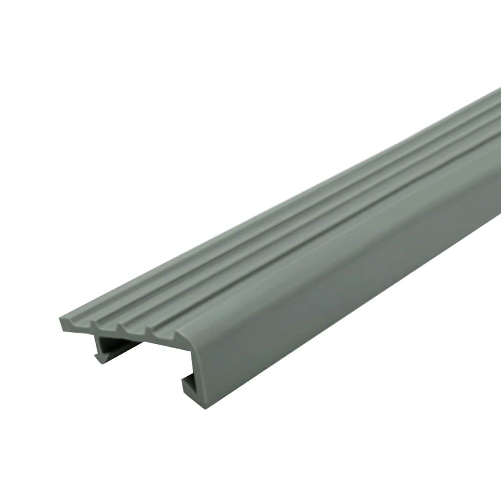 จมูกบันได PVC ชวากร L-45 2 ม. สีเทา