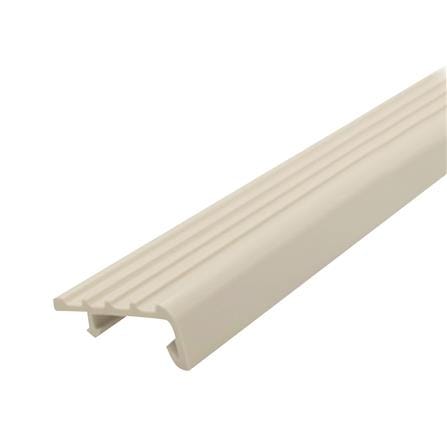 จมูกบันได PVC ชวากร L-38 2.5 ม. สีเนื้อ_0