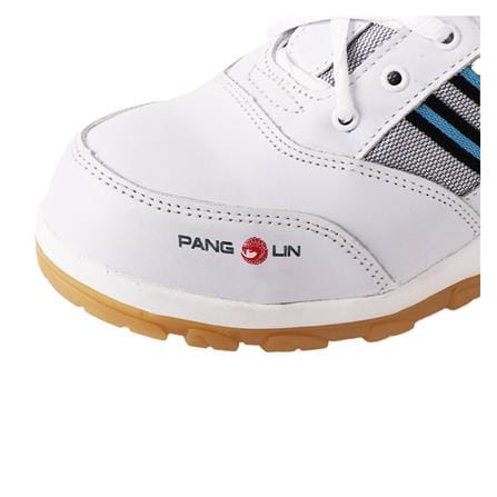 รองเท้านิรภัยหนังหุ้มส้น พื้นยาง PANGOLIN SPORT เบอร์ 8 สีขาว_2