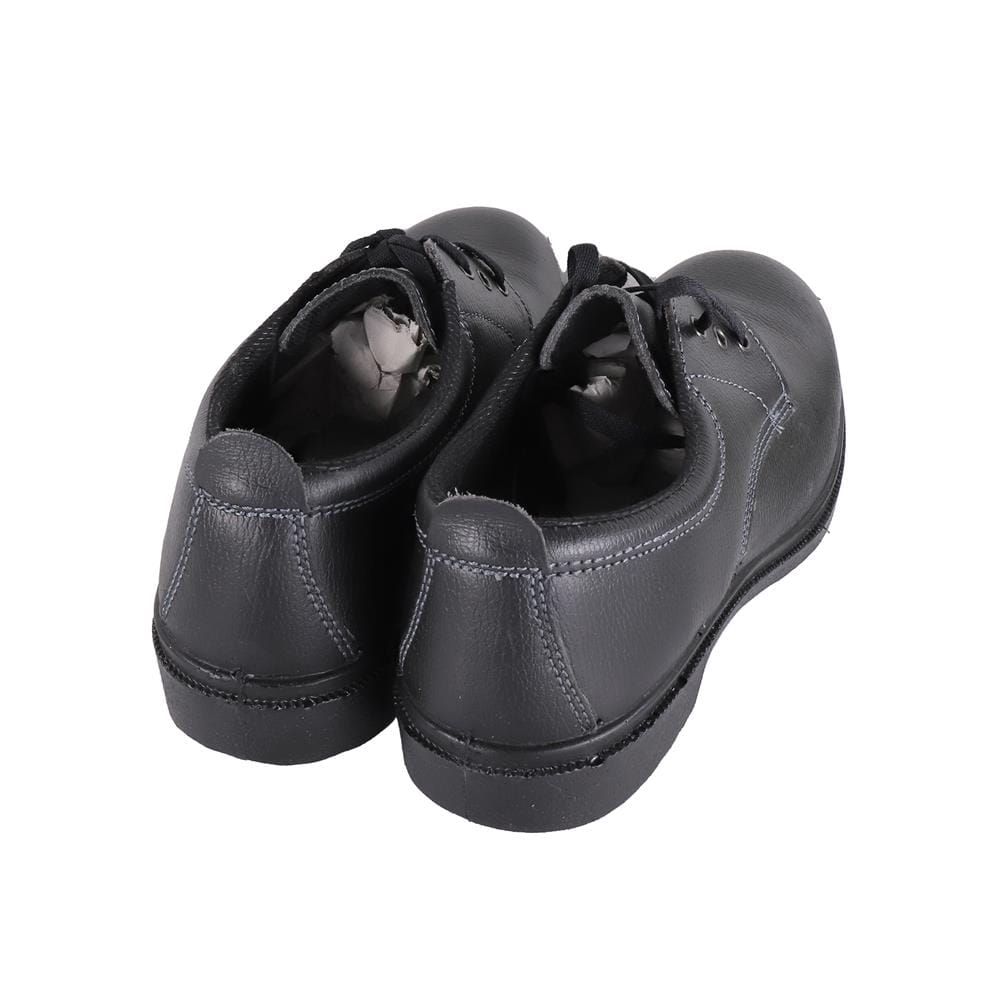 รองเท้านิรภัยหนังหุ้มส้น พื้น PU PANGOLIN ECONOMY เบอร์ 8 สีดำ