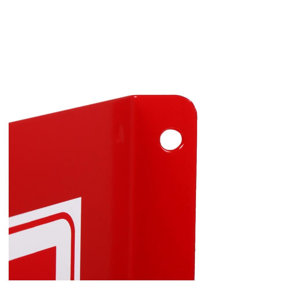 ป้ายสัญลักษณ์ถังดับเพลิง SATURN สีขาว/แดง