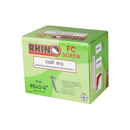 สกรูปลายแหลม RHINO 6X3/4 นิ้ว 500 ชิ้น_1